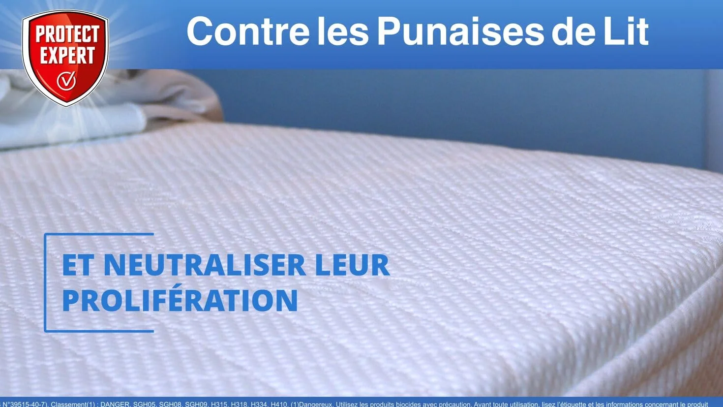 PROTECT EXPERT Lot de 2 Fumigènes Anti-Punaise De Lit 10g - Élimine Larves Punaises Acariens Action Choc