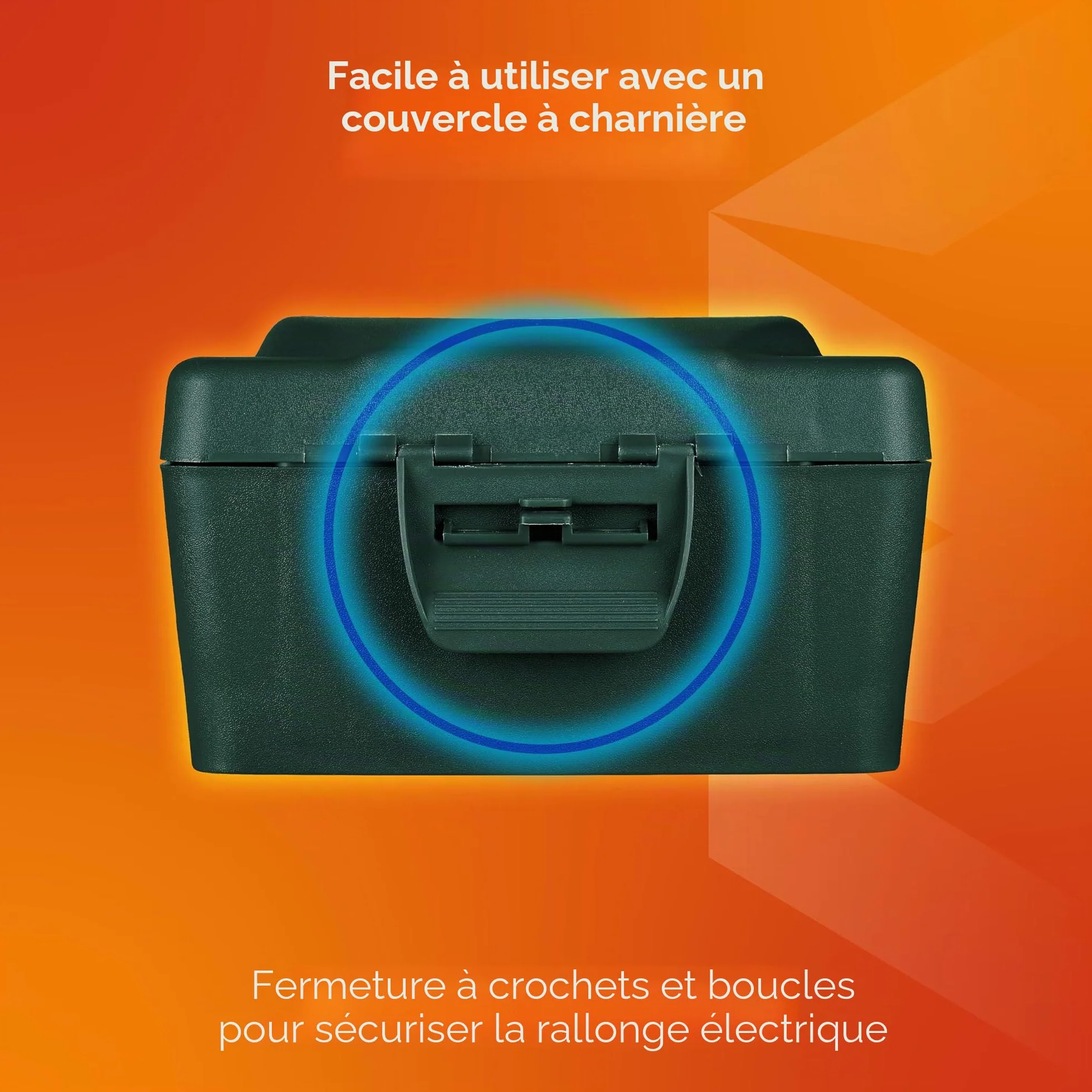 Masterplug Boîte électrique résistante aux intempéries pour l'extérieur - Vert, 345 x 220 x 126,5 mm