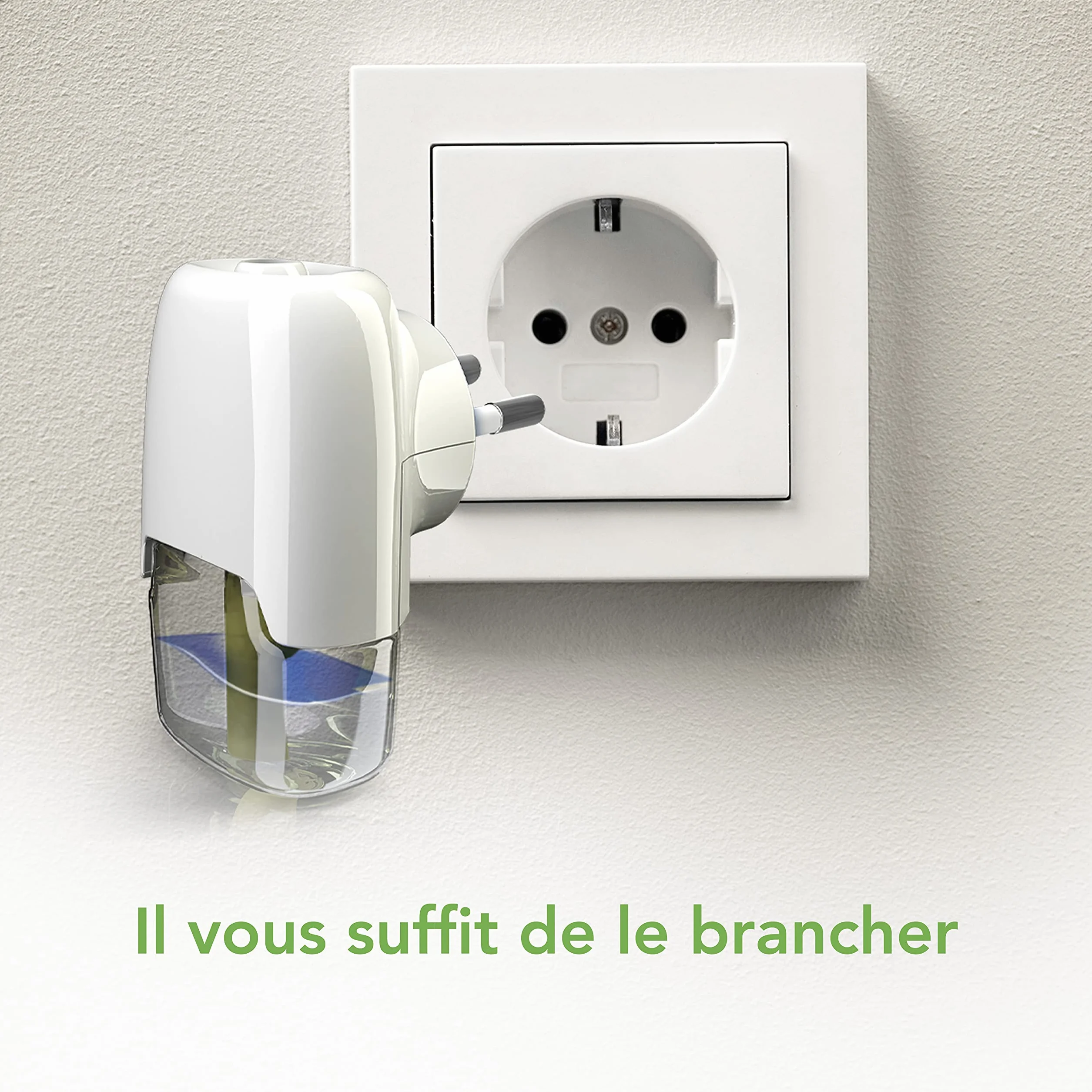 Raid Essentials Diffuseur Électrique Liquide 45 Nuits Répulsif Moustiques 2 Diffuseurs 2 Recharges 32 ml