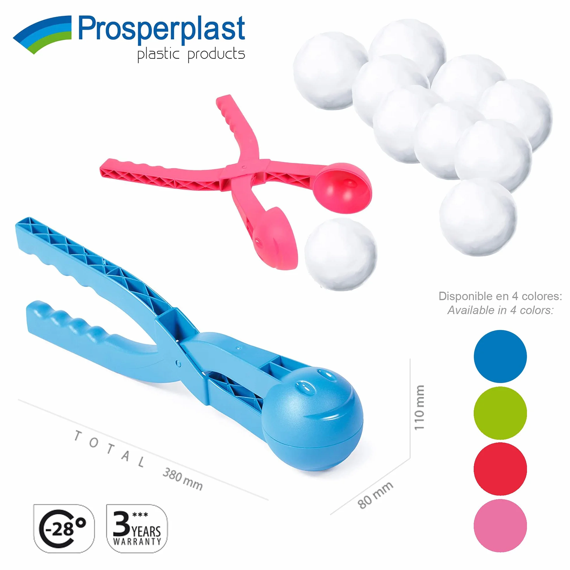 Prosperplast Pince à boules de neige