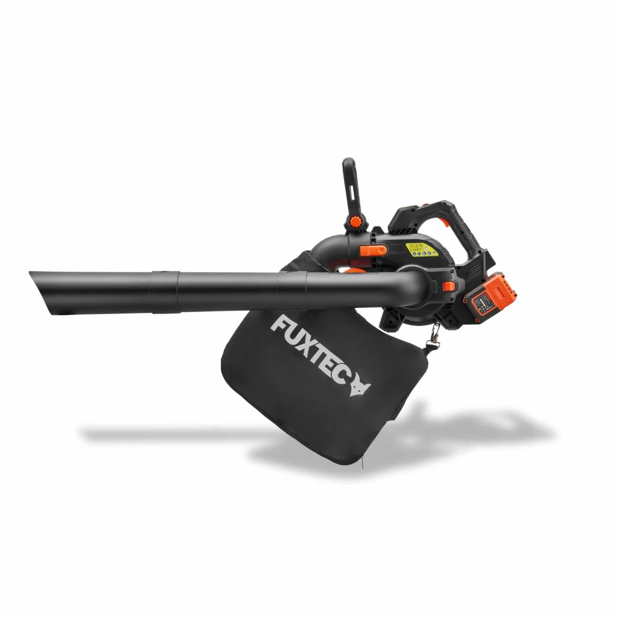 FUXTEC Souffleur aspirateur Batterie 40 V 2en1 FX-E2LBSSET avec 2 Batteries et Double Chargeur Sac de Collecte 685m³/h