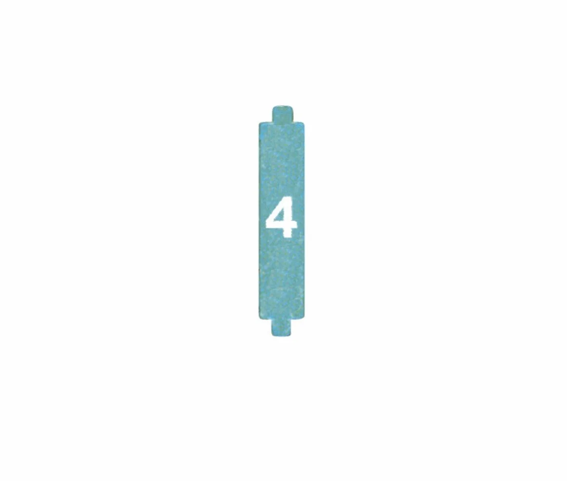 BTicino 3501/4 Cavaliers de Configuration pour Système BUS avec Marquage 4, Lot de 10