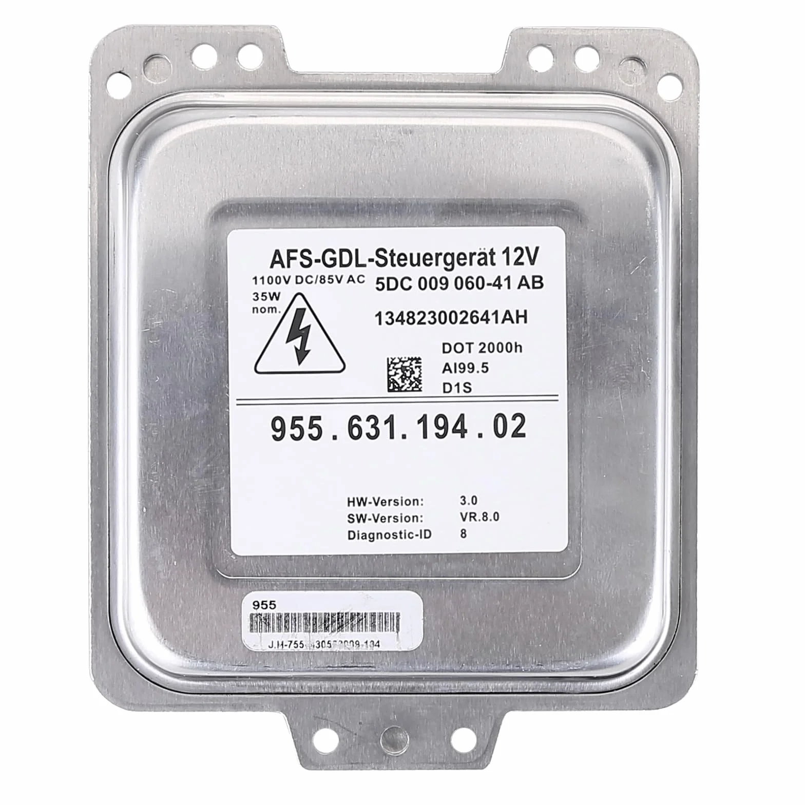 Unité de Commande de Phare au Xénon 5DC00928500 Compatible avec Porsche Cayenne 07-10 Ballast de Phare Xénon 95563119401 95563119402