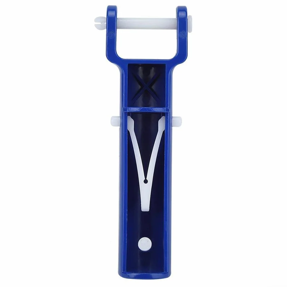 Tête d'aspirateur de piscine avec clip papillon rapide et goupille de verrouillage pour bâtons télescopiques standard