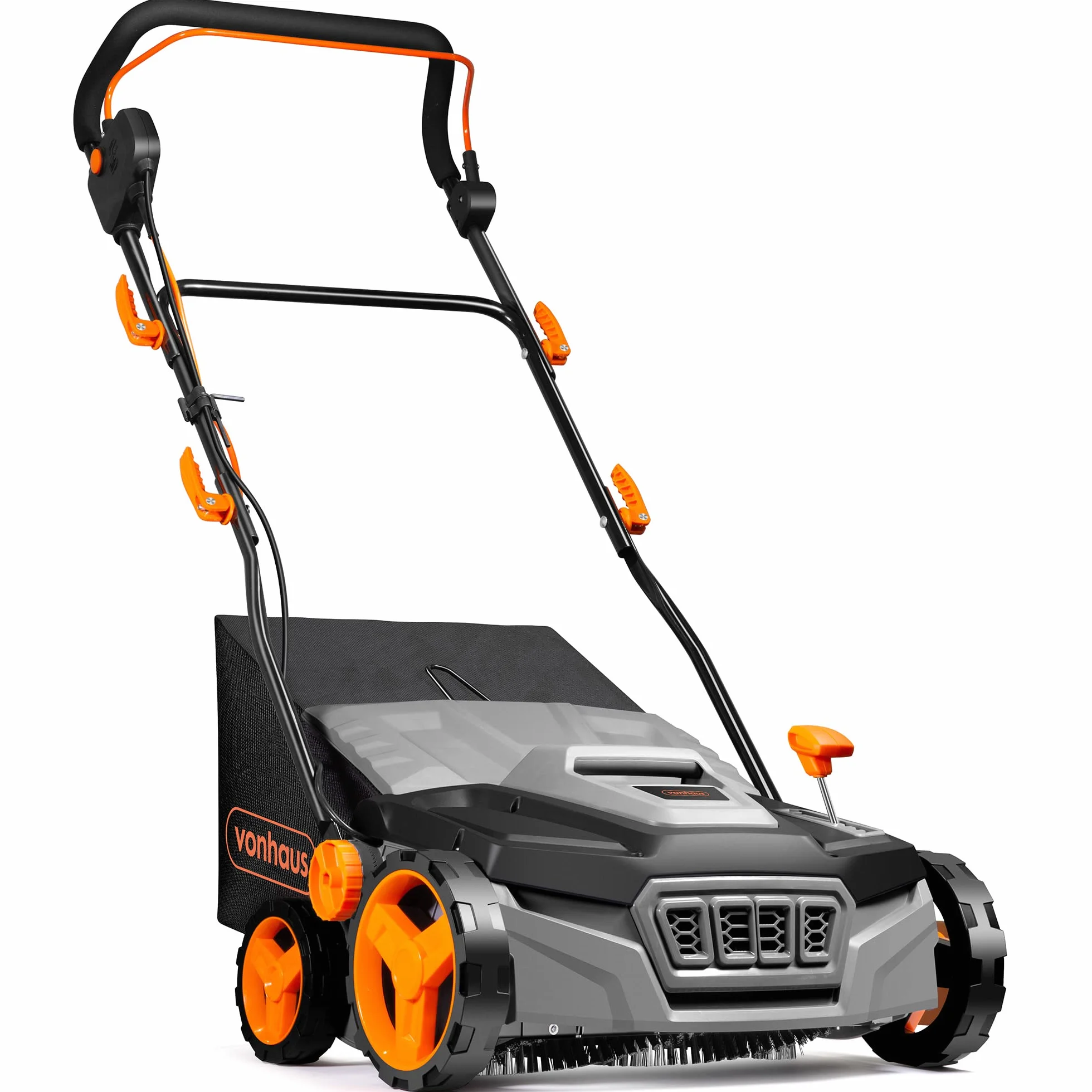 VonHaus Balayeuse Pelouse Artificielle 1800 W Électrique Sac 45 L 5 Hauteurs Réglables Largeur 380 mm