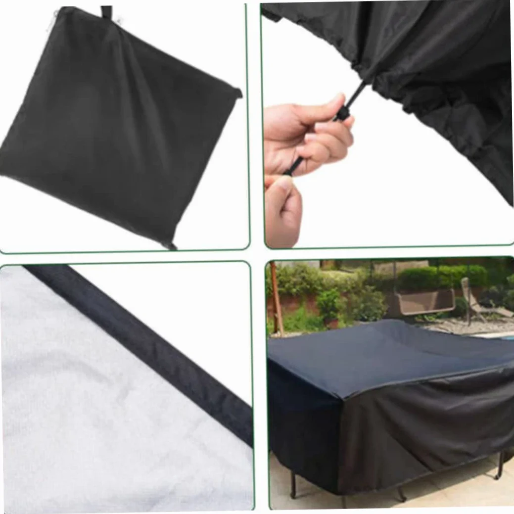 Housse de canapé d'angle en L imperméable anti-poussière extérieur intérieur véranda
