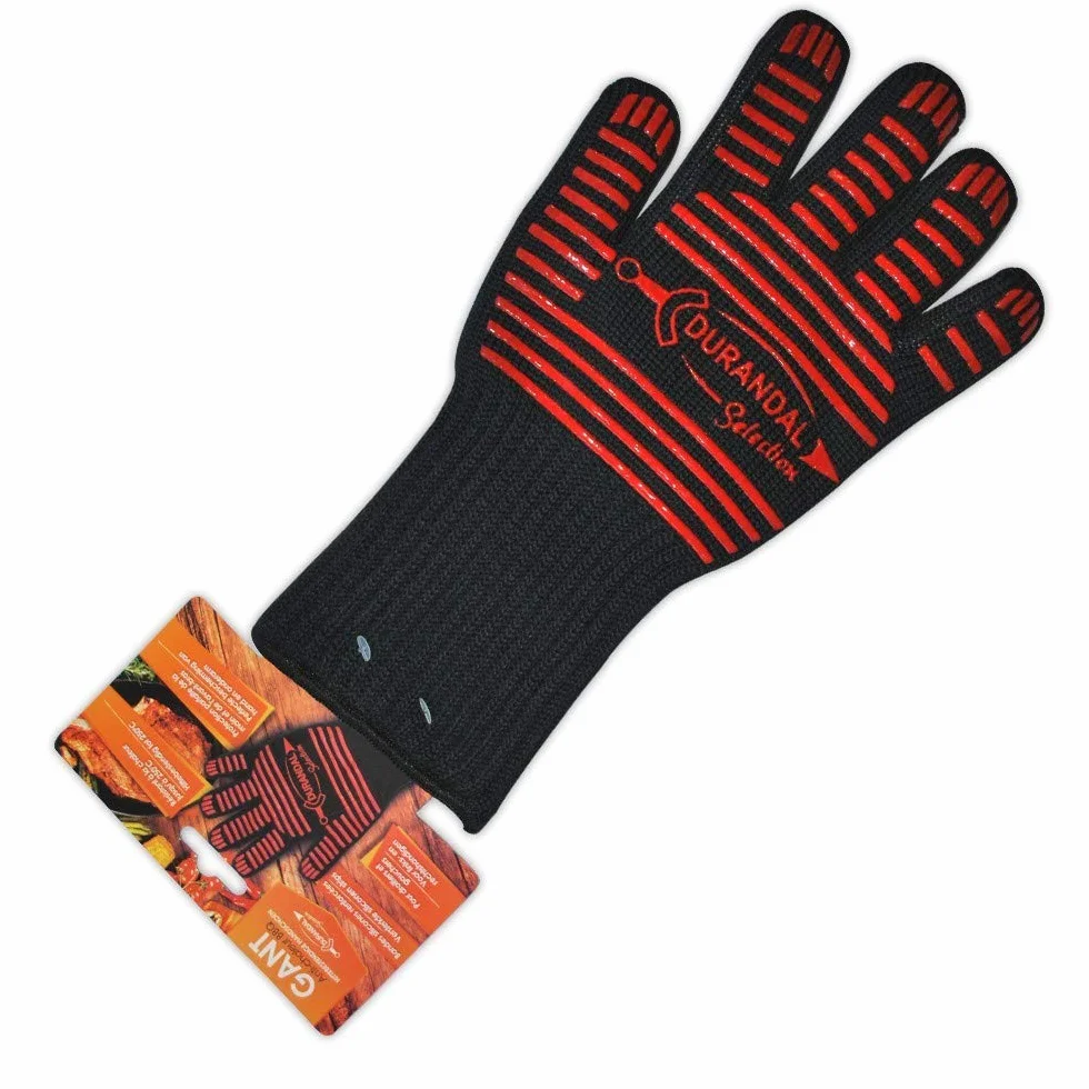 Gants de Barbecue Professionnels Résistants à 250°C pour Cuisine et Four