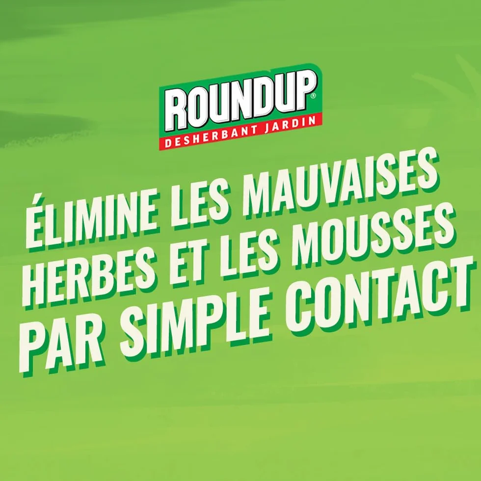 ROUNDUP Speed Easy Désherbant Prêt à l'Emploi 1,2L Action 2-en-1 Mauvaises Herbes & Mousses