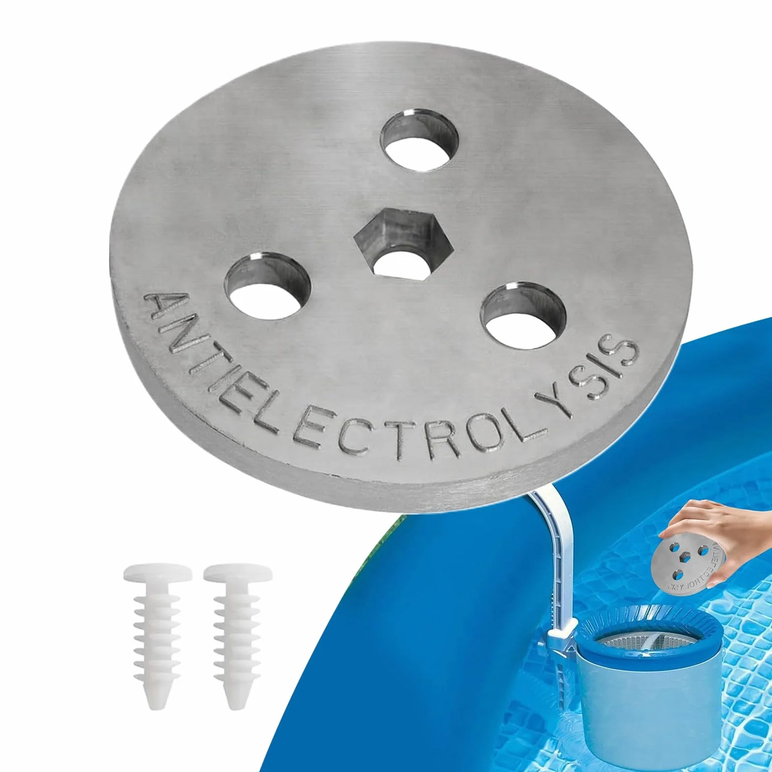 Poids pour panier de skimmer de piscine, stabilisateur durable, accessoire d'entretien