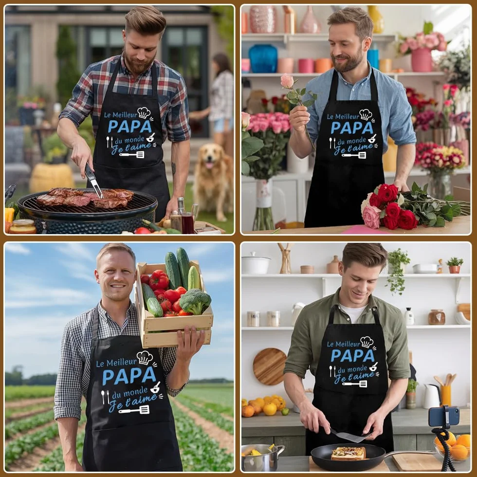 Tablier Cadeau Fête des Pères Original pour Homme