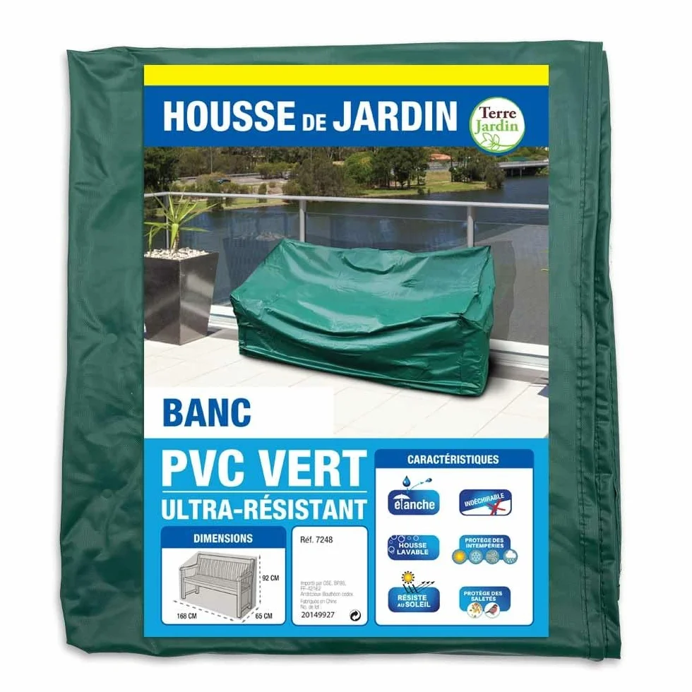 Housse pour Banc de Jardin en PVC