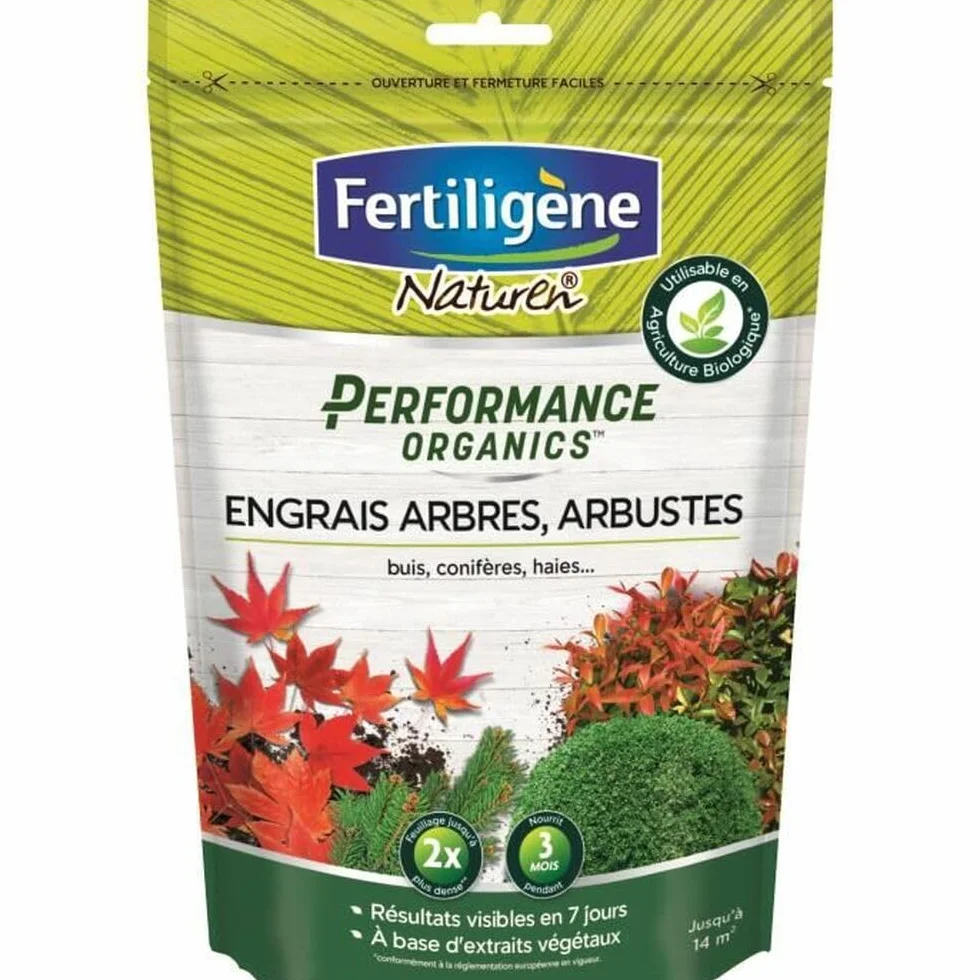 FERTILIGÈNE Naturen Engrais Performance Organics Arbres Arbustes Buis 700g