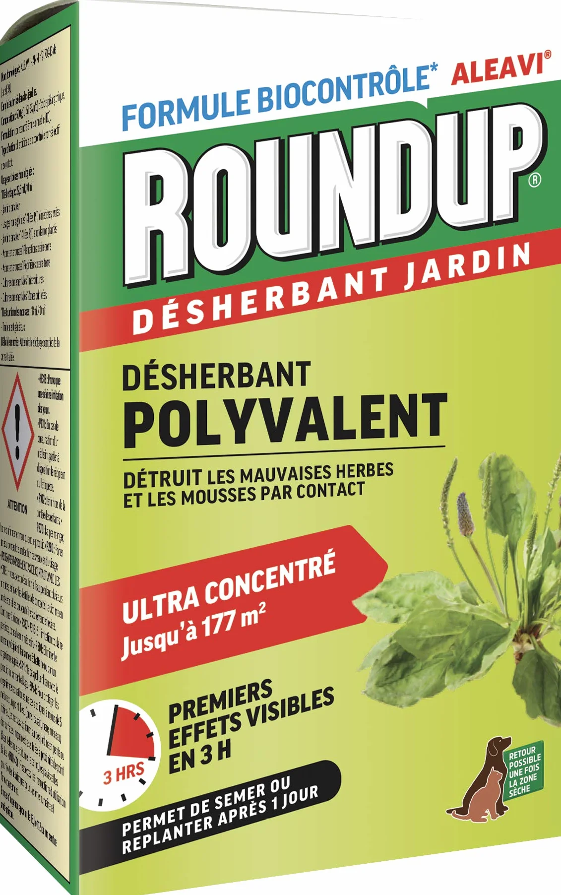 Roundup Désherbant Rapide Concentré 400 ML