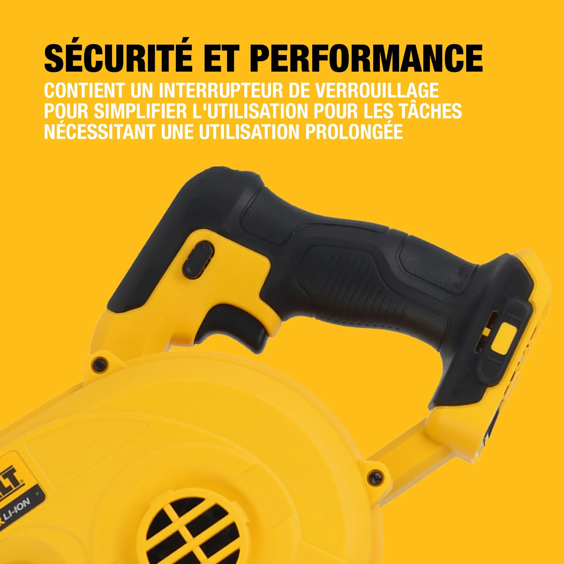 DEWALT Souffleur Compact 18V XR DCV100-XJ Outil Seulement