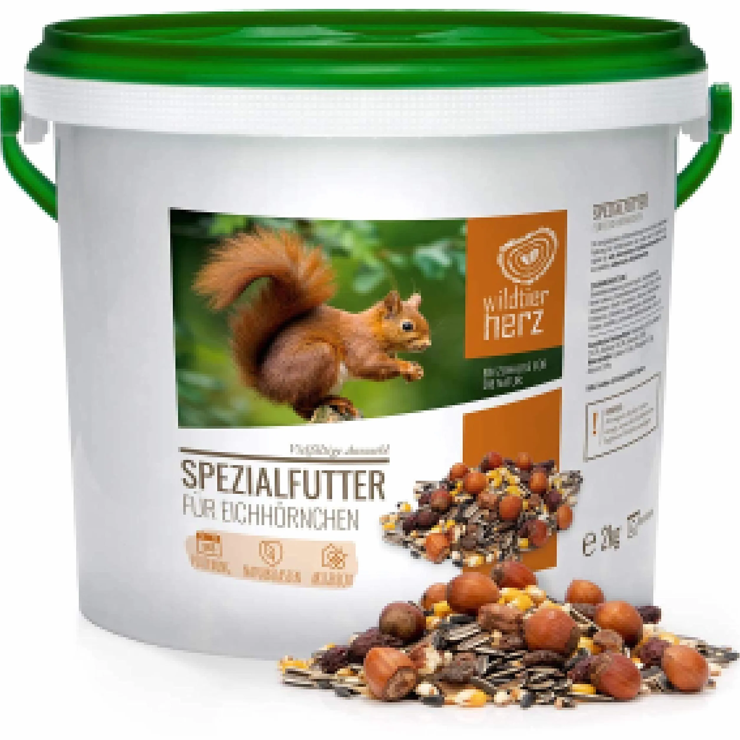 Mélange pour Écureuils et Tamias 2 kg - Aliments de Première Qualité avec Poudre d'Amande et Graines d'Arachides