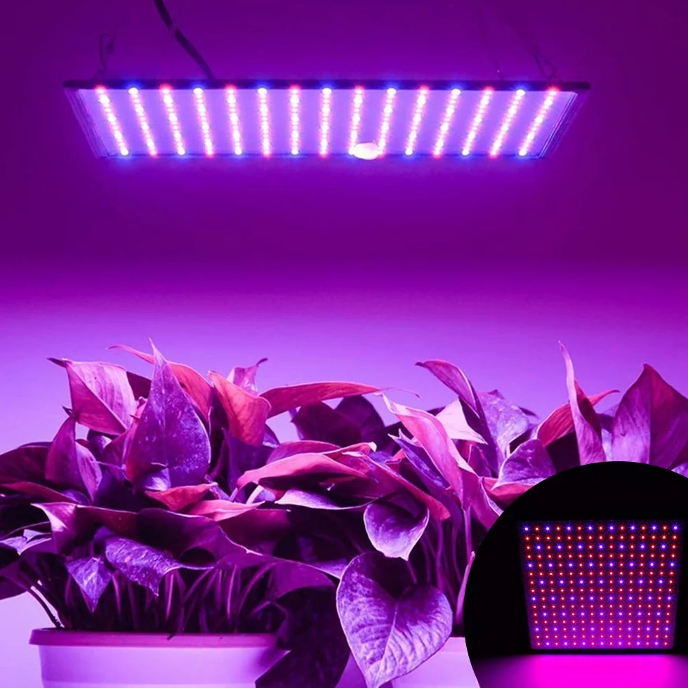 1000W Lampe LED Horticole Croissance Floraison 225 LEDs Grow Light Panneau LED Culture Indoor Spectre Complet