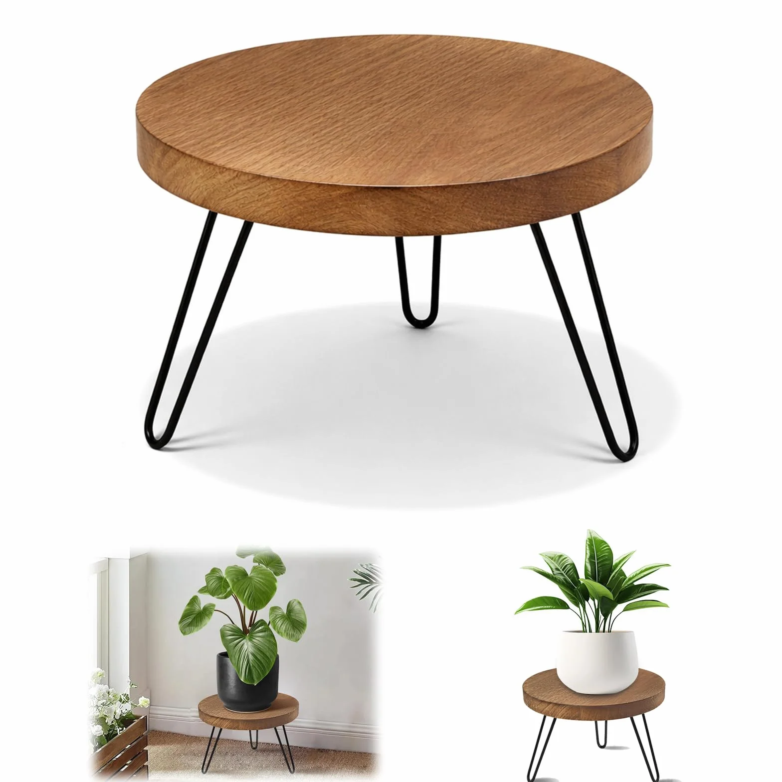Support pour plantes en bois, tabouret de fleurs, banc de fleurs intérieur extérieur, étagère à plantes