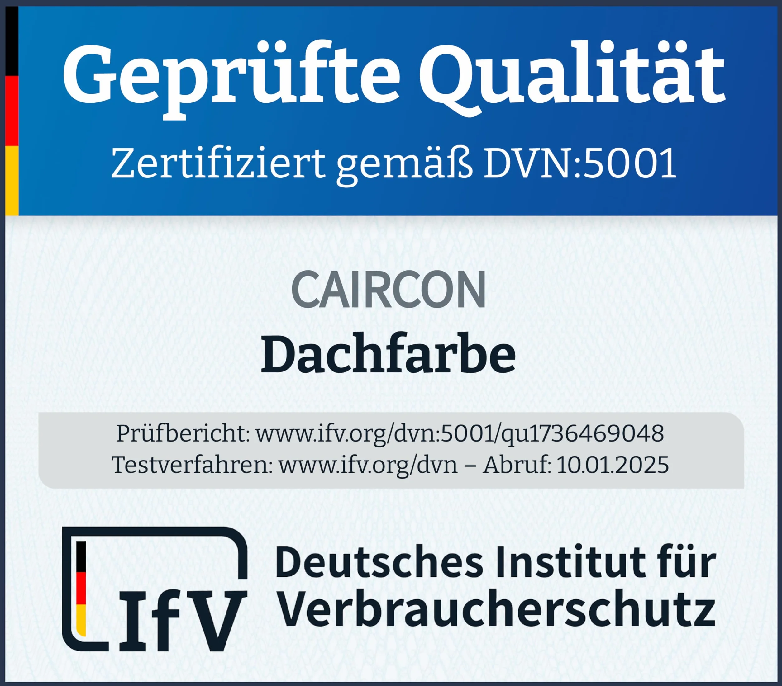 CAIRCON Peinture pour Toit - Rénovation toiture, tuiles - Revêtement professionnel: Imperméable, élastique - Terre cuite 10L