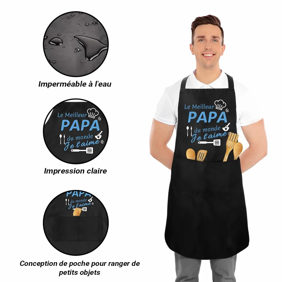 Tablier Cadeau Fête des Pères Original pour Homme