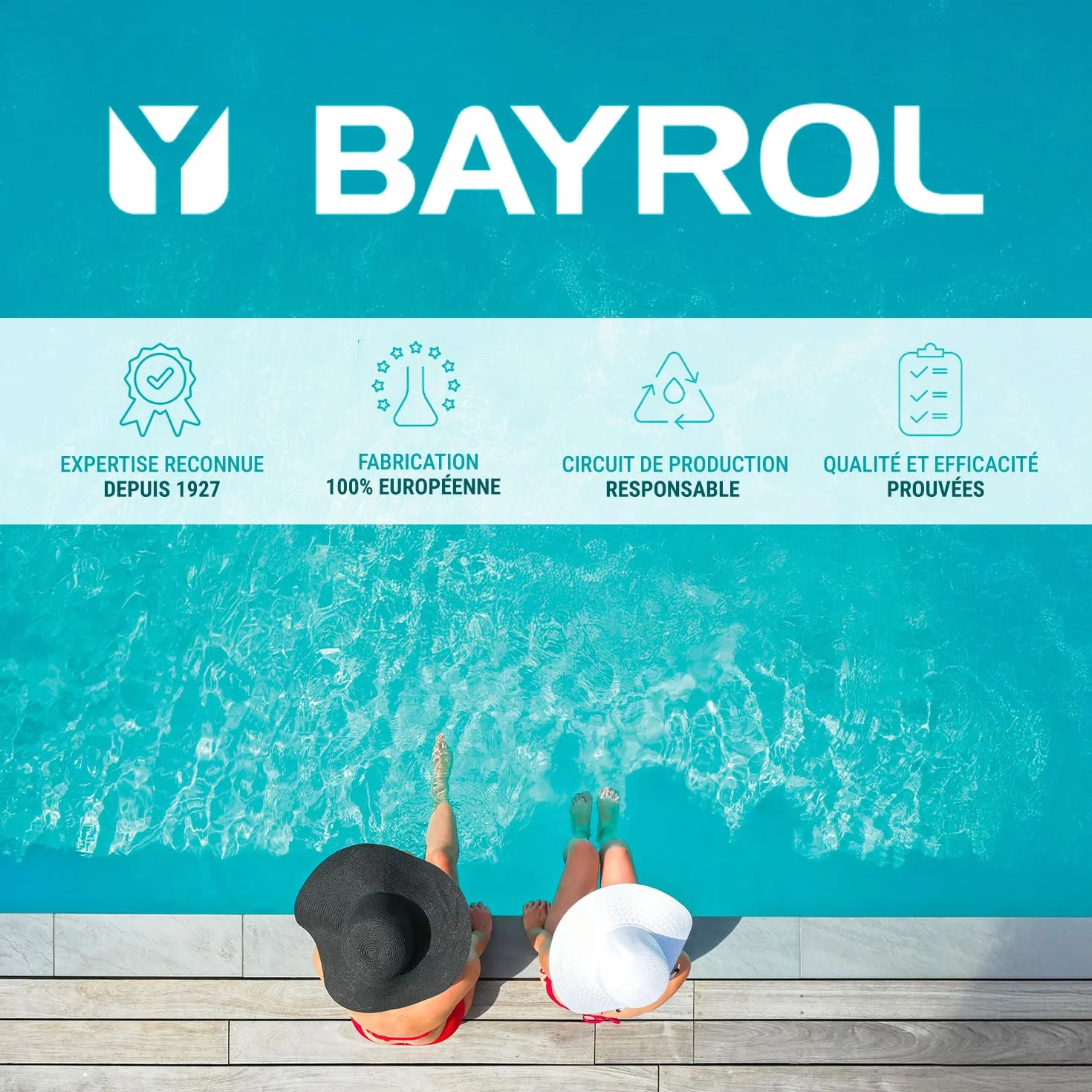 BAYROL e-Chlorilong Ultimate 7 4,8 kg Galets Chlore 300g Traitement Intégral Eau et Filtre