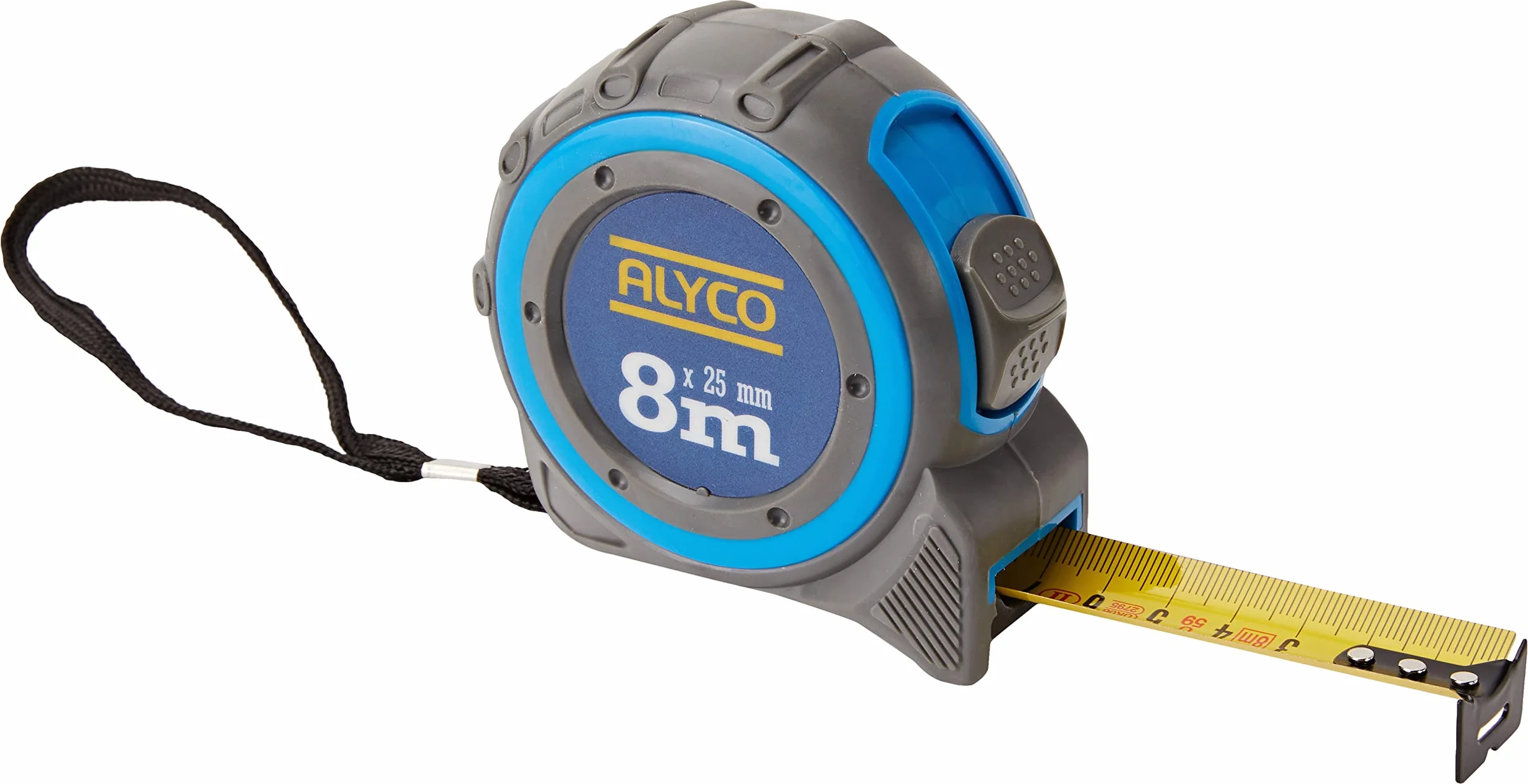 Alyco Ruban bi-matière 25 mm x 8 m Protection Antichoc antidérapant Bleu