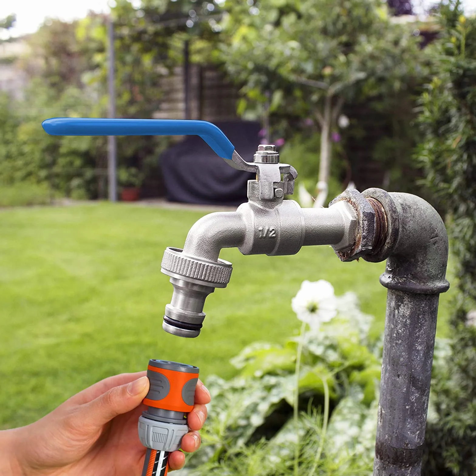 Robinet Exterieur Jardin 3/4'' Laiton Antigel Résistant à la Rouille