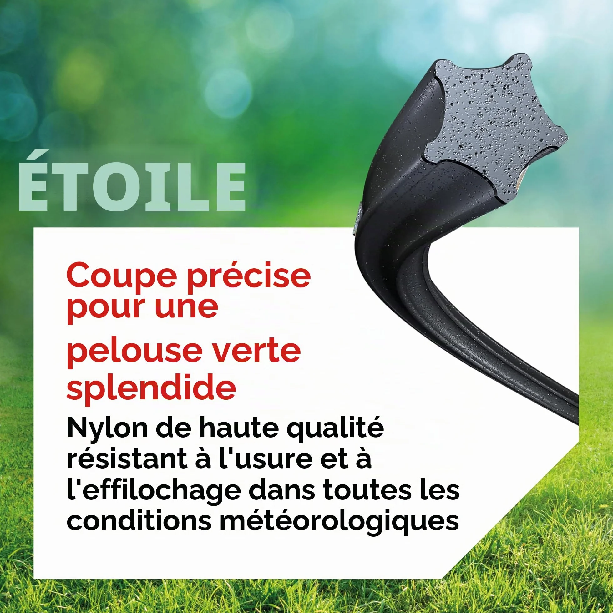 Fil de débroussailleuse Oregon Nylon Étoile 2.4mm x 90m