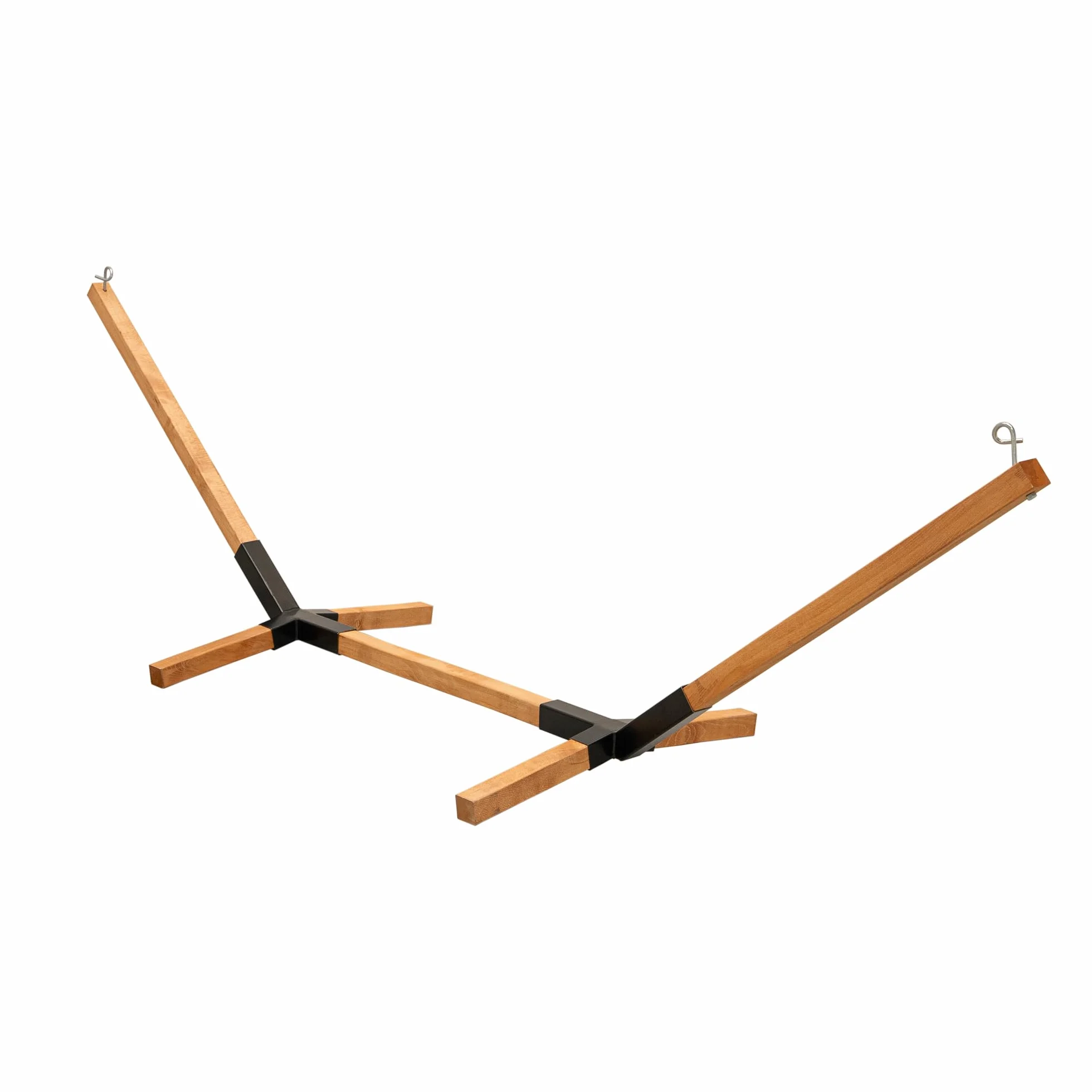 Hamac en bois MOE UHANE pour jardin, montage rapide sans vis, bois naturel, compact, écologique