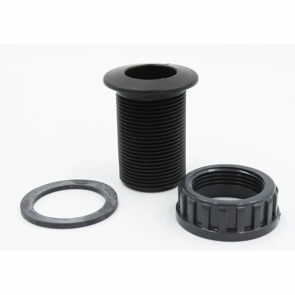 Lot de 2 Traversées de paroi 1 pouce 1/4 PVC pour raccord fileté femelle