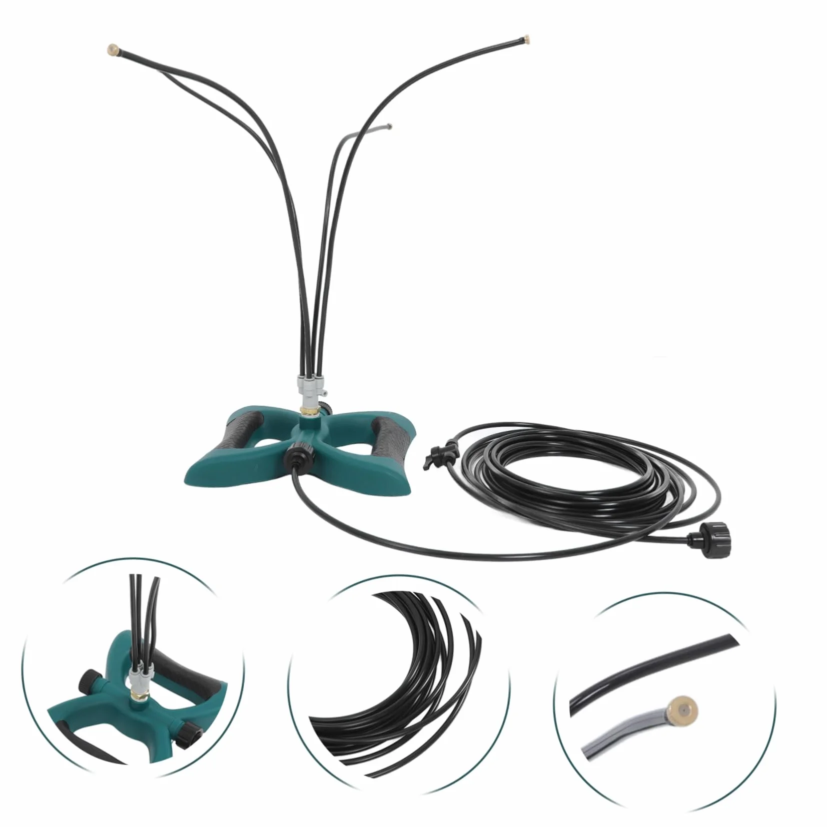 Mipcase Système de Brumisation Extérieur Terrasse Tuyau 3/4 Pouces UE Abs PP Jardin