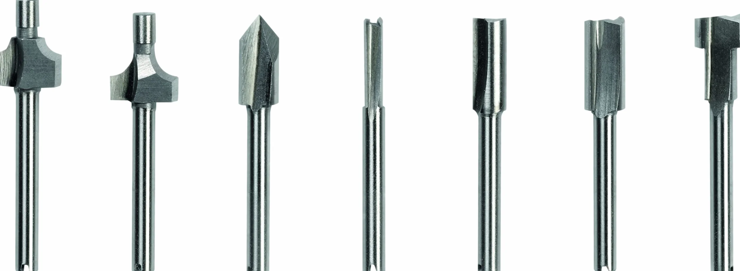 Dremel 26150660JA Coffret de 7 Fraises à défoncer Gris