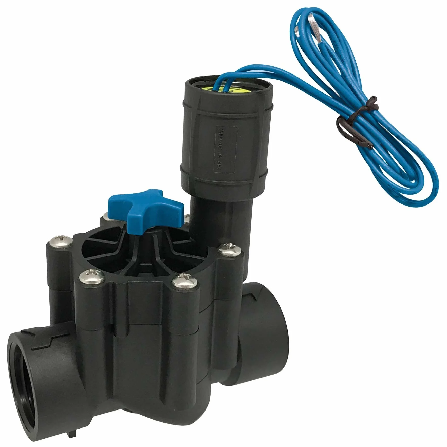 Aqua Control Q160C Électrovanne d'irrigation 1" filetage femelle 24 VAC régulateur de débit