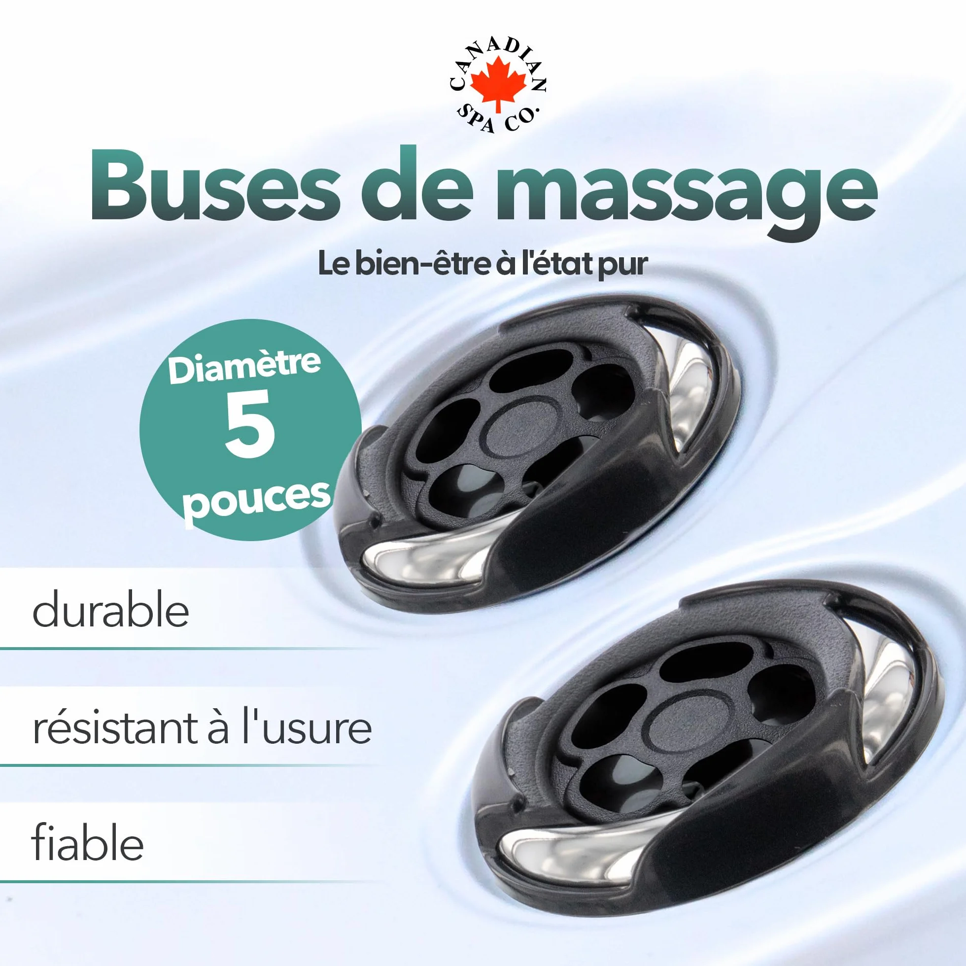 Jet Massage 12,5 cm de diamètre (5")