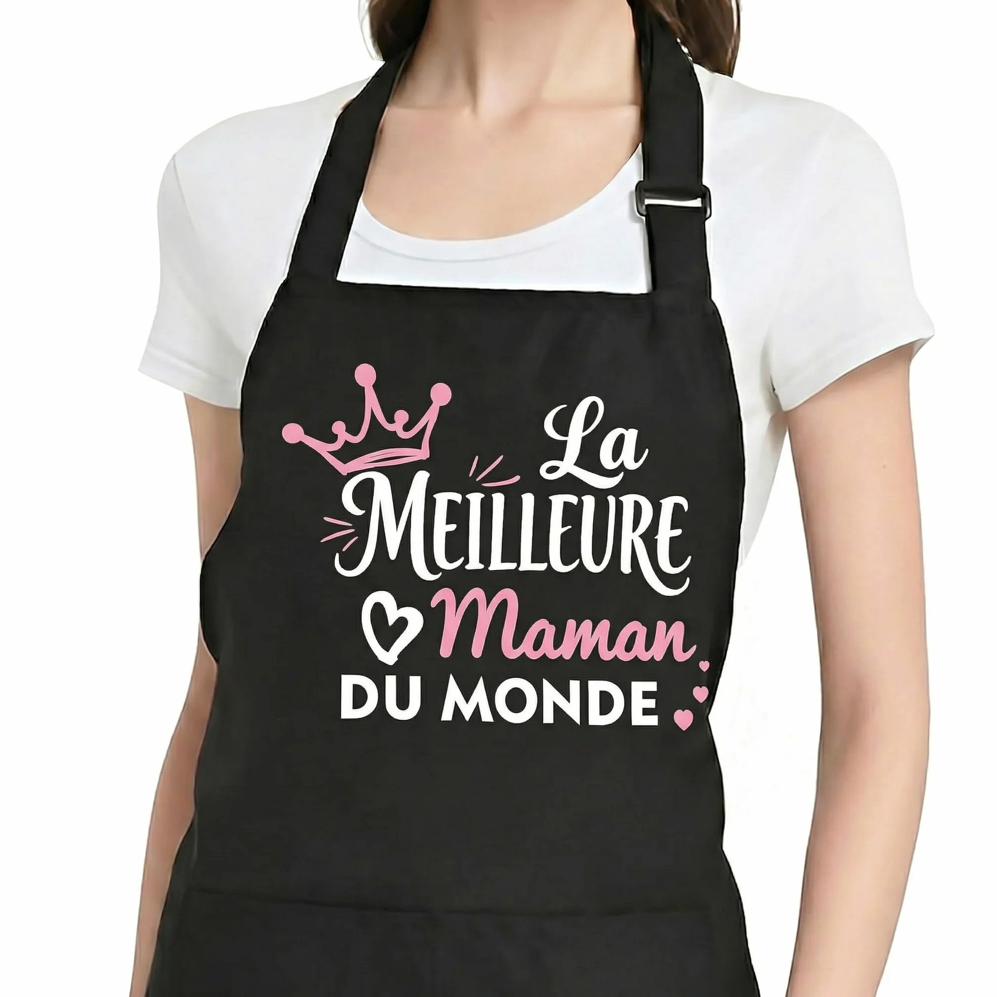 Personnalisé Tablier De Cuisine Femme Cadeau Anniversaire Maman Fete Des Meres Barbecue BBQ