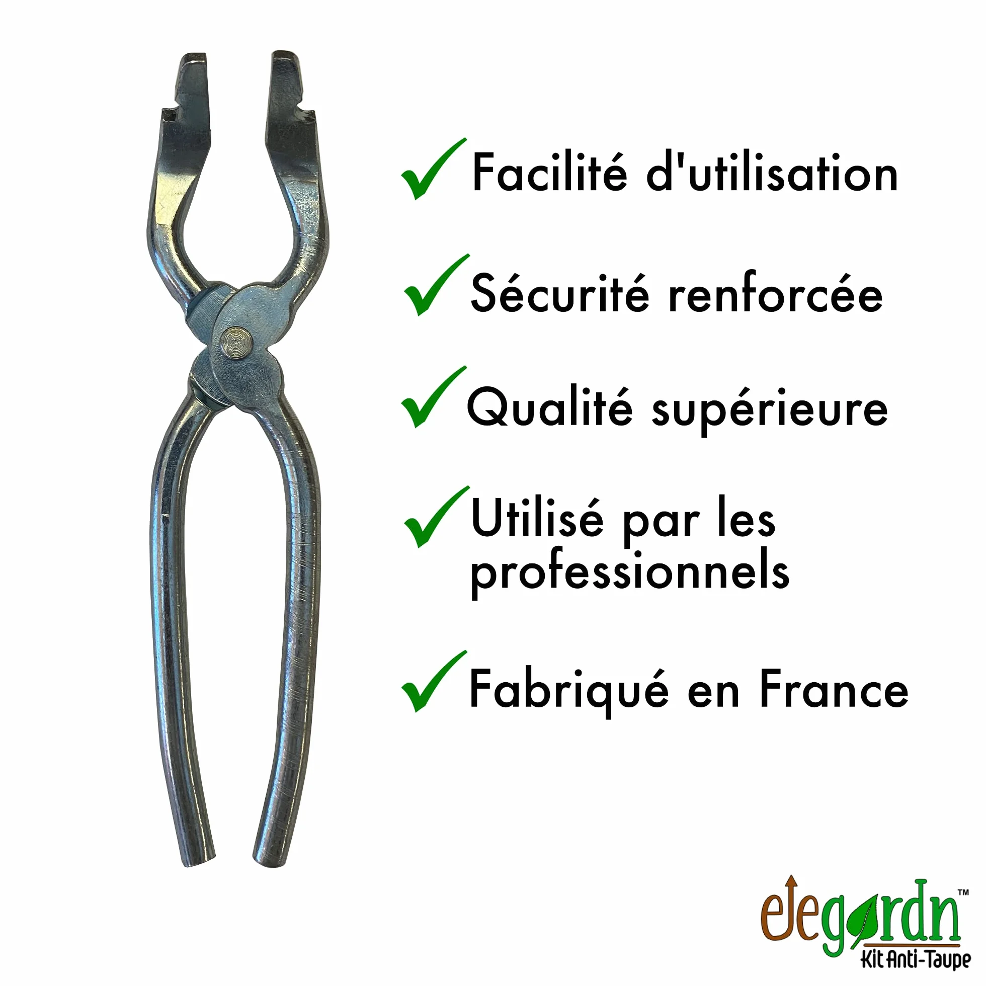 Pince pour piège à Taupe fabriquée en France