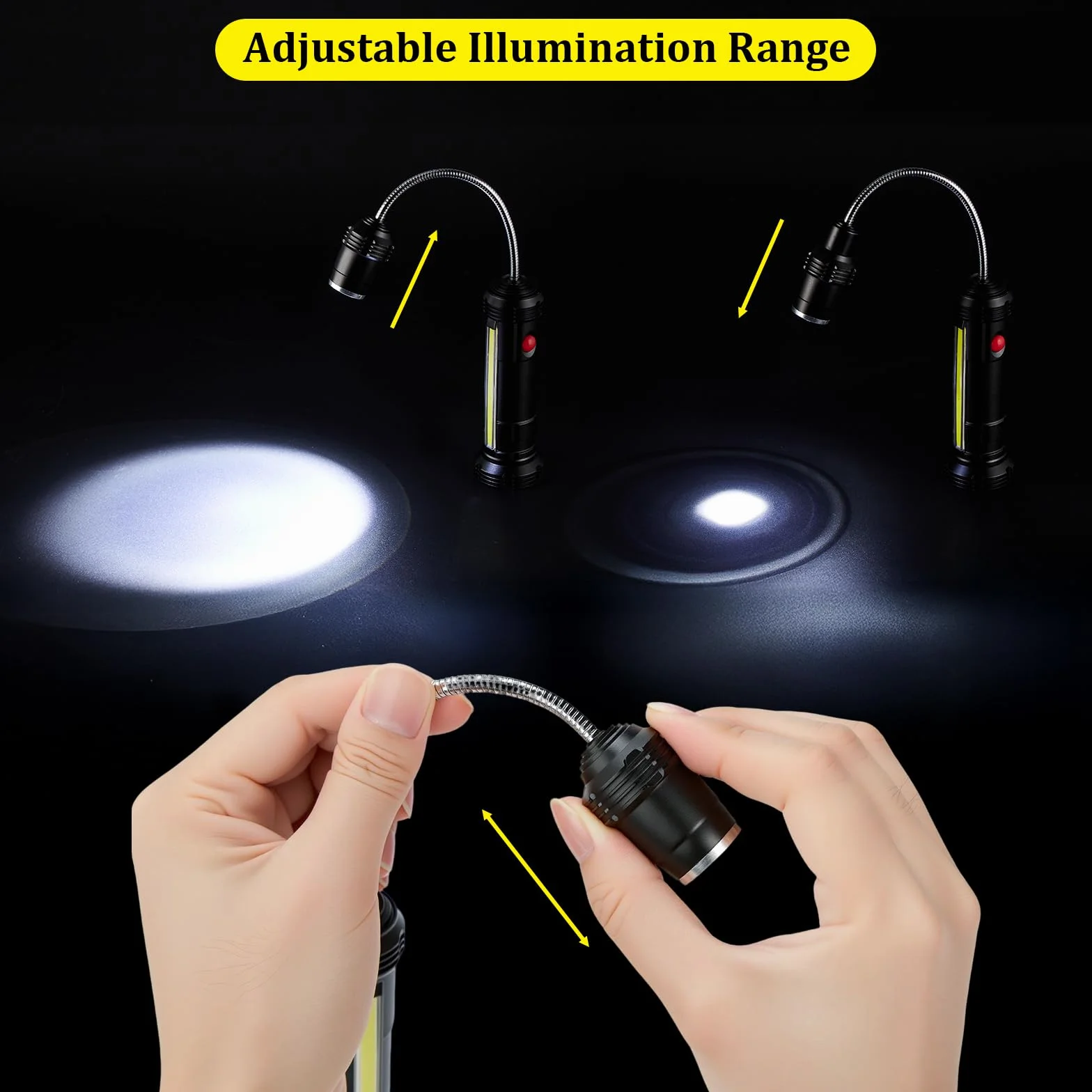 Lot de 2 lampes de barbecue magnétiques rechargeables IMAGE