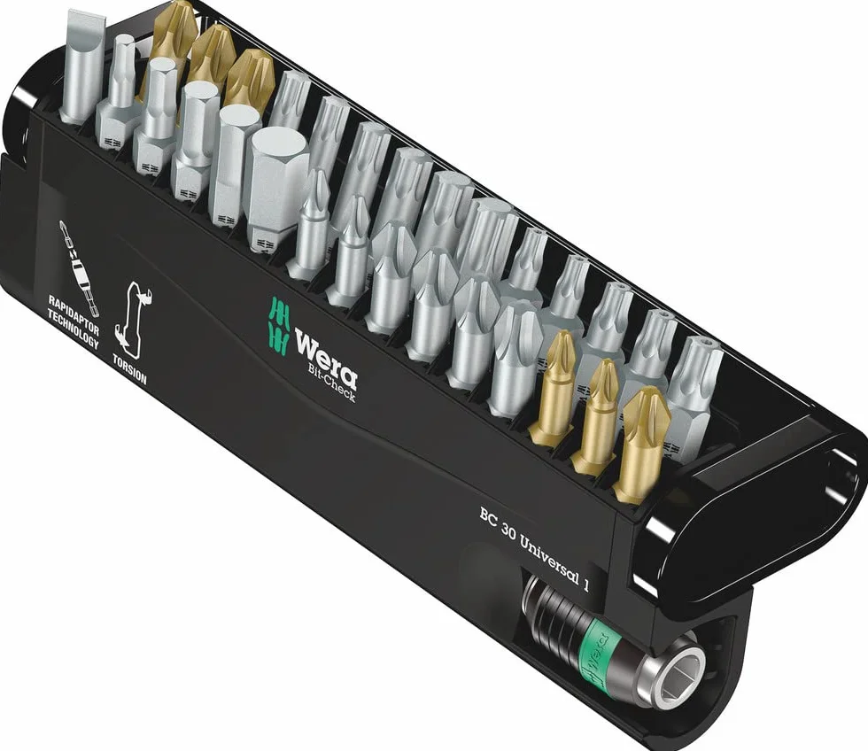 Wera BC Universal/30 Bit-Check Jeu d'embouts 30 pièces Multicolore