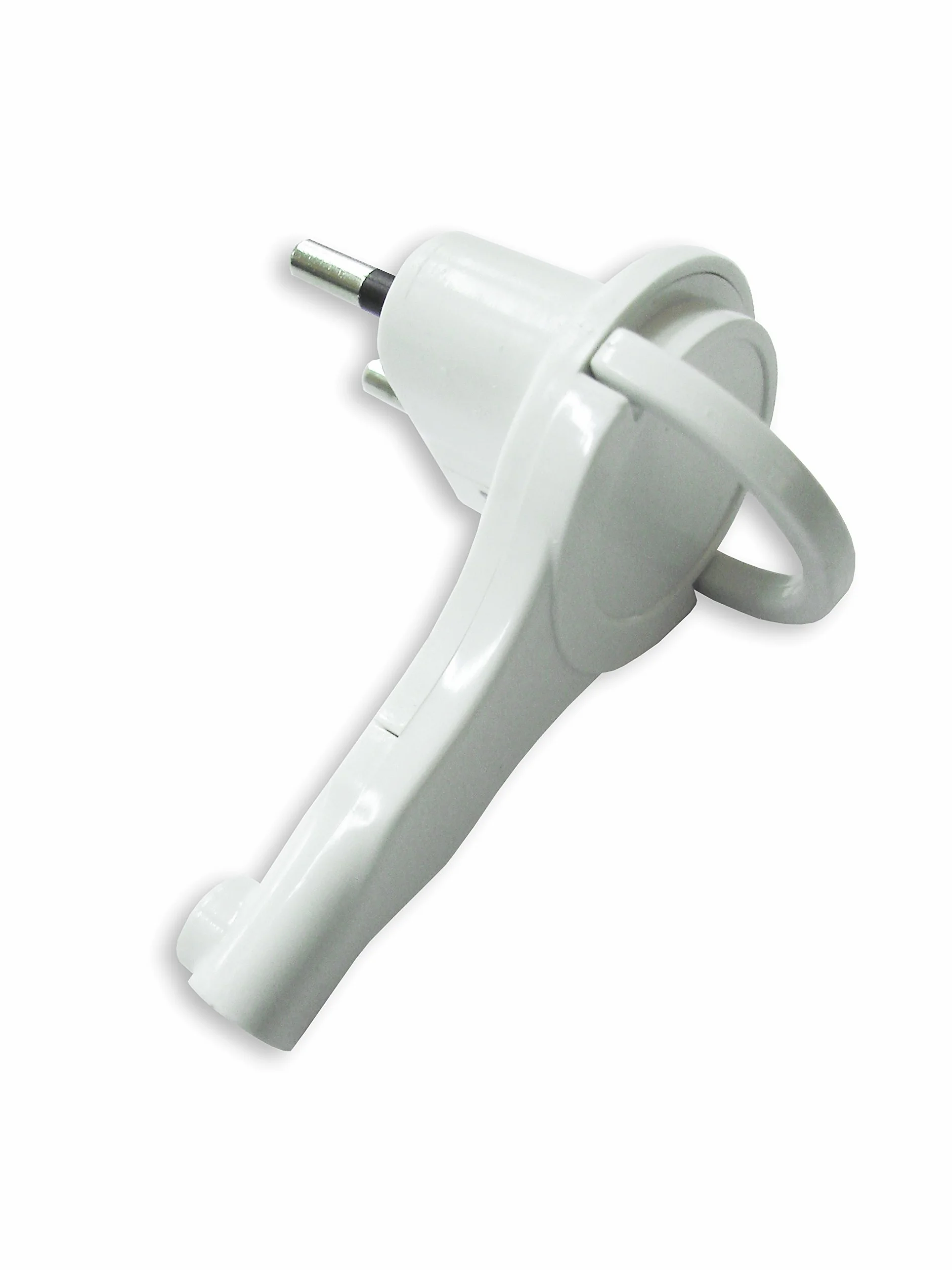Zenitech Fiche mâle 2P 6A extraplate blanc