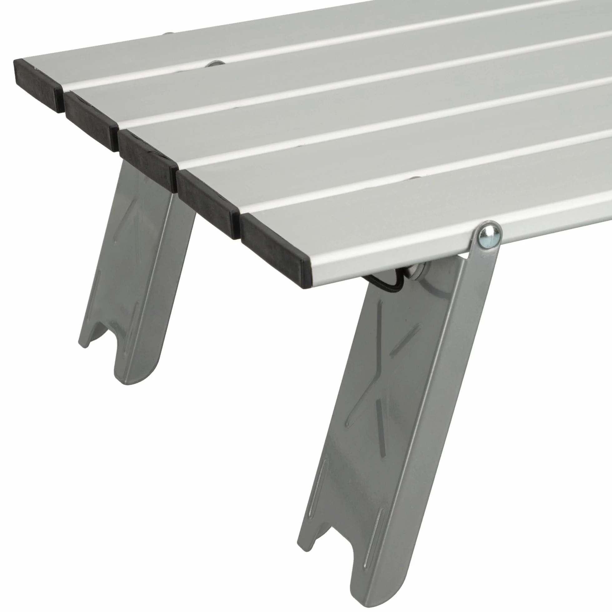 Aktive Table d'appoint Pliable de Camping Argenté