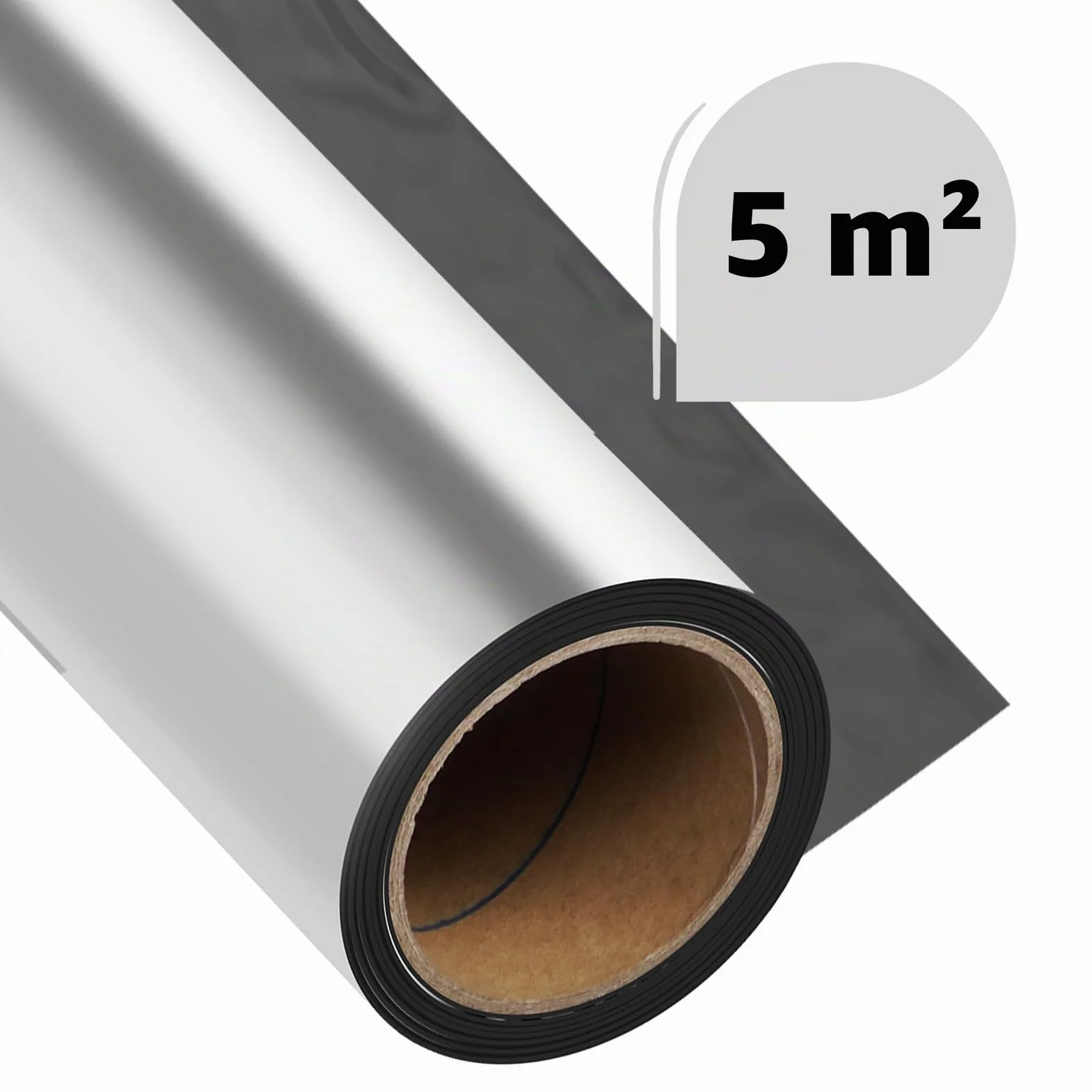 1 film de toiture en aluminium de 5 m, 5 m², adhésif bitumé autocollant pour abris de jardin, abris de voiture et abris de jardin, résistant aux UV et imperméable, gris argenté