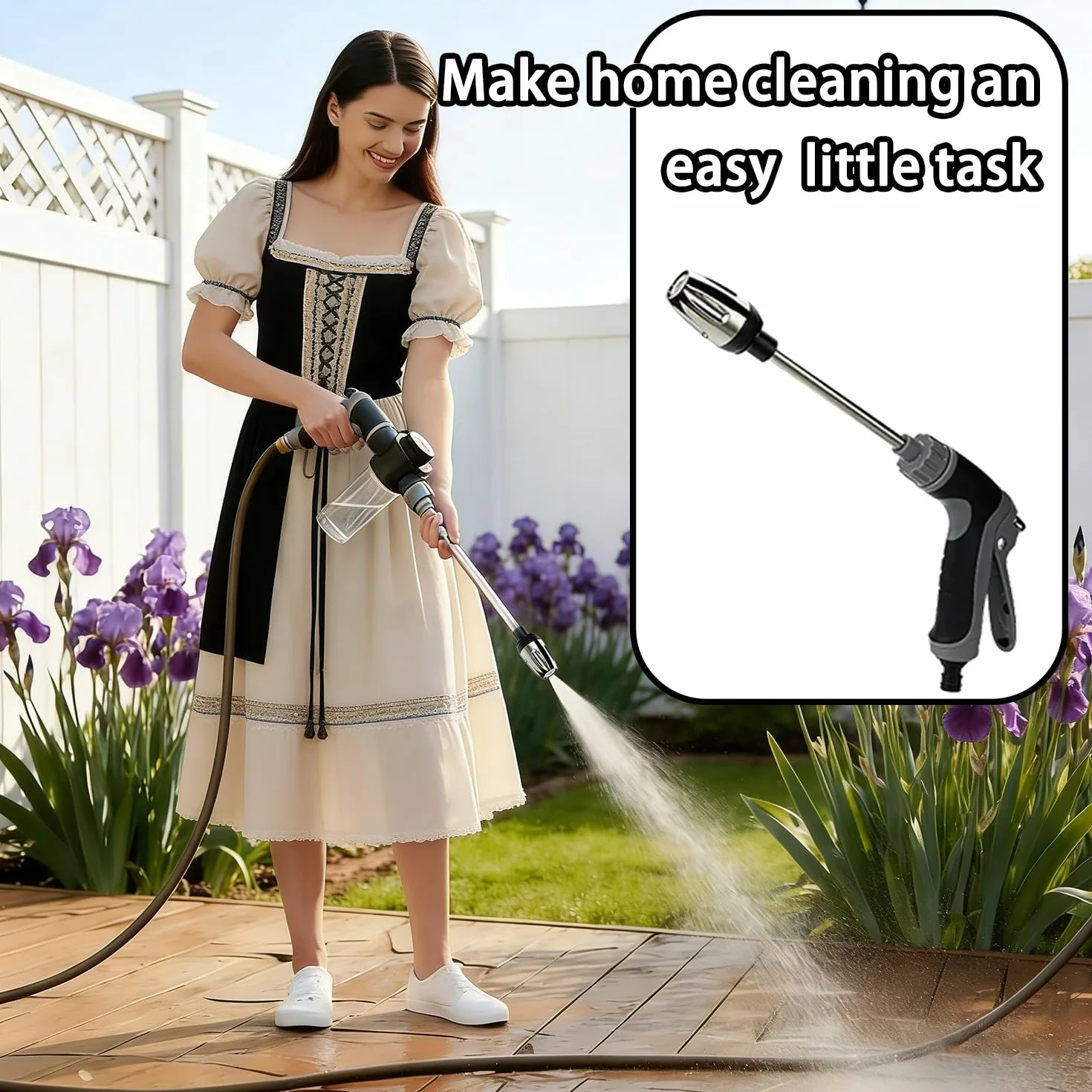 Aquoxis Nettoyeur Haute Pression Jetterix pour Jardin Voiture