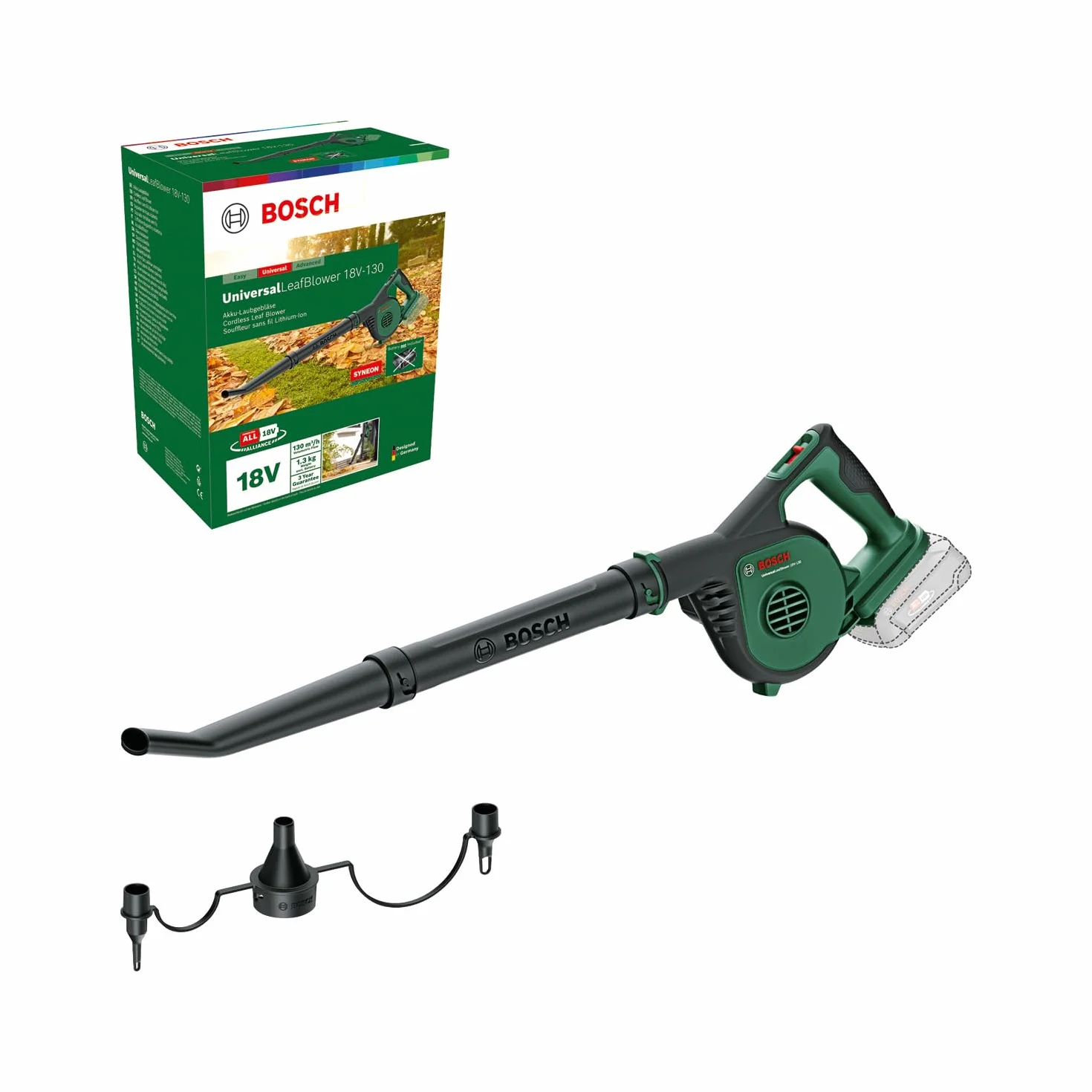 Bosch UniversalLeafBlower 18V-130 Souffleur de Feuilles sans Fil 18V
