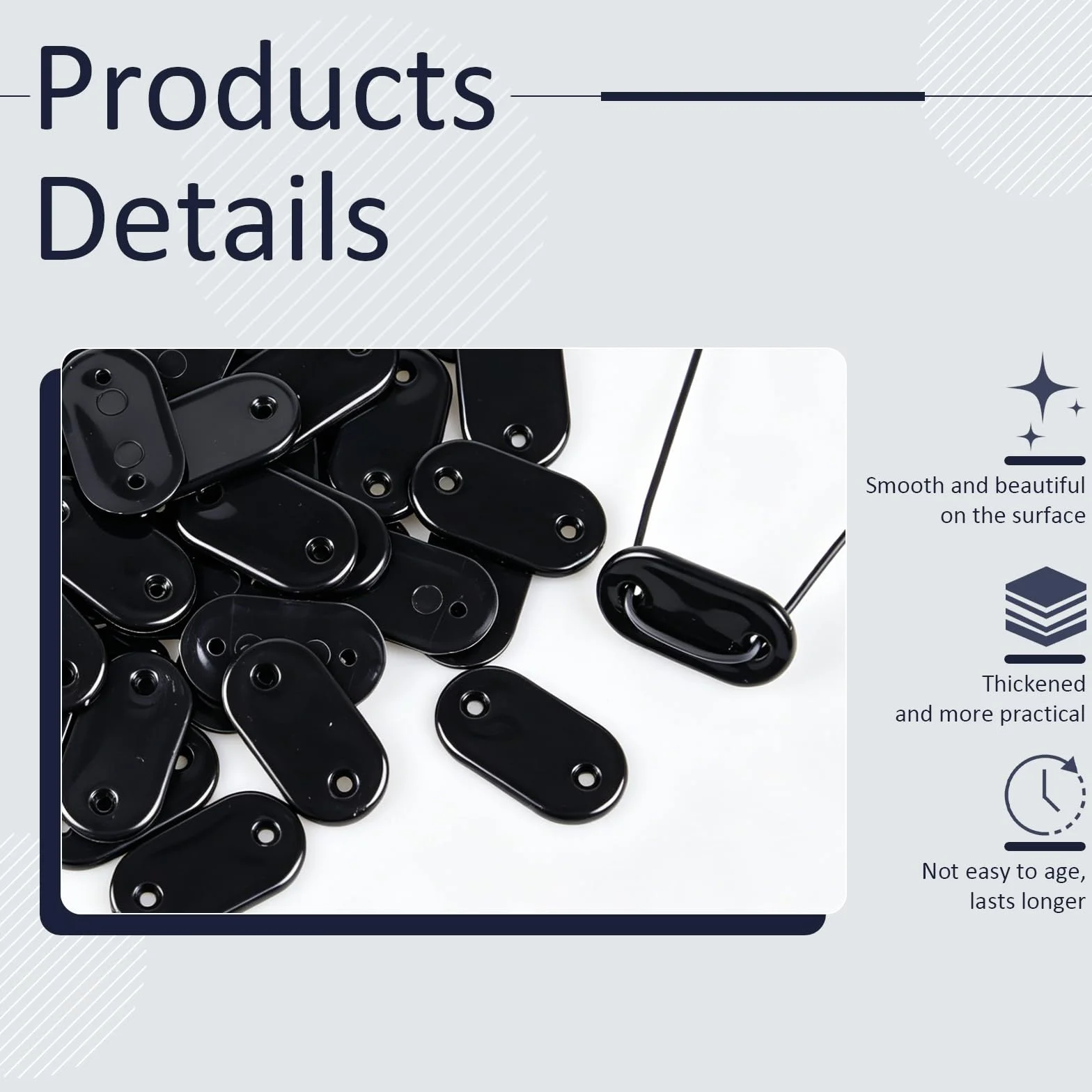 Kit de Fixation de Clôture Brise-Vue Résistant aux Intempéries - 100 Pièces Attaches avec Clips et Câbles
