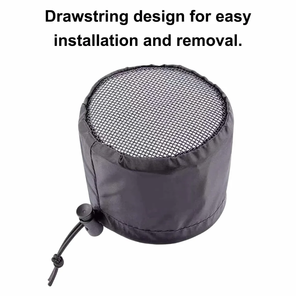 Lot de 2 couvercles d'aération de tente de culture 15,2 cm avec boucle fixe, écran en maille anti-poussière