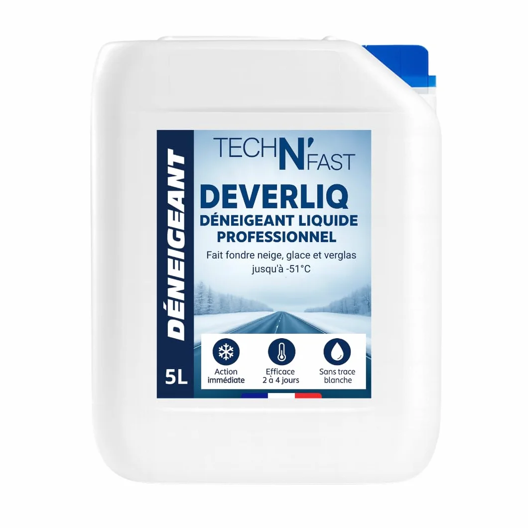 Tech'N'Fast Déneigeant et dégivrant Liquide -50°C 5 litres