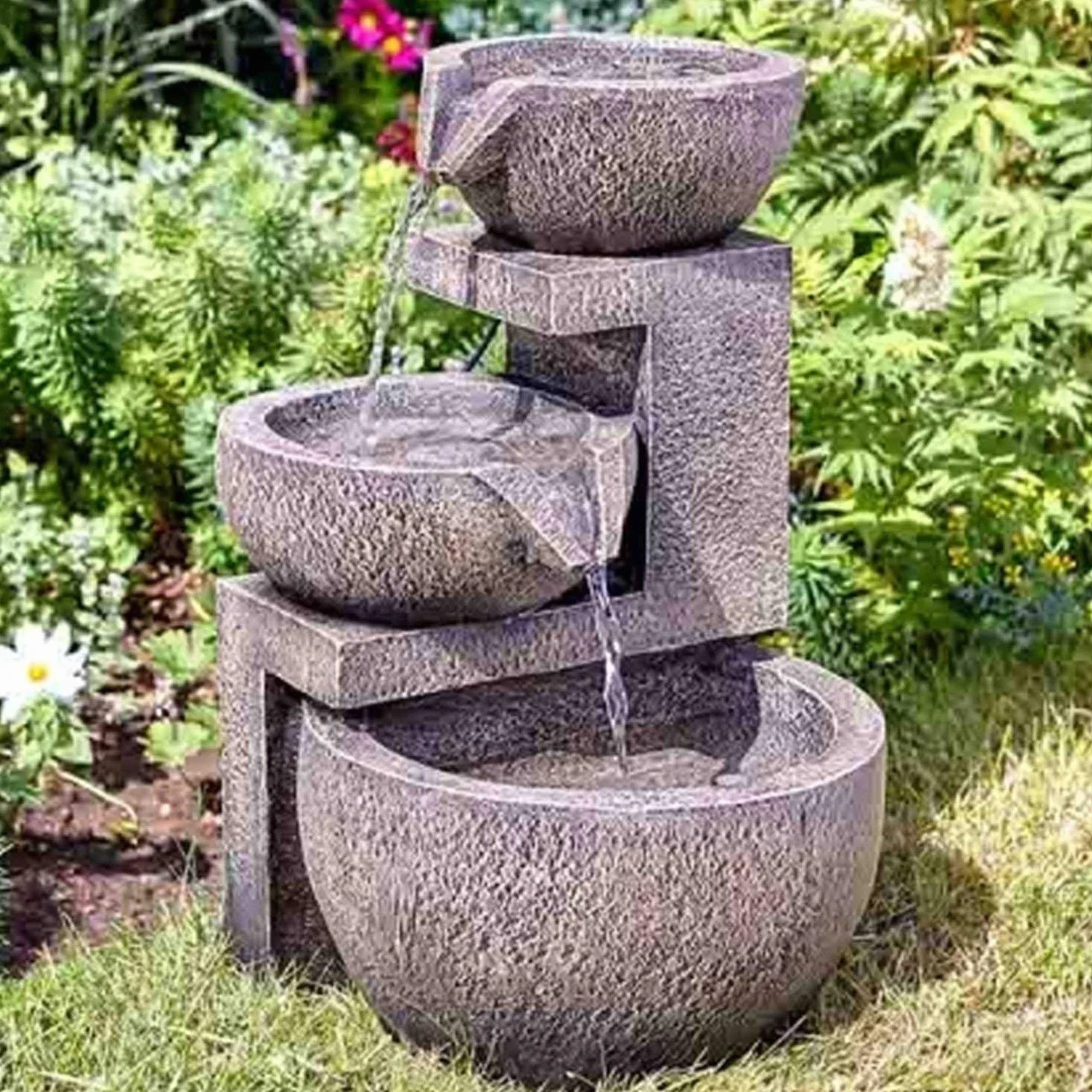 Fontaine solaire Smart Garden Genoa Cascade Oriental Garden