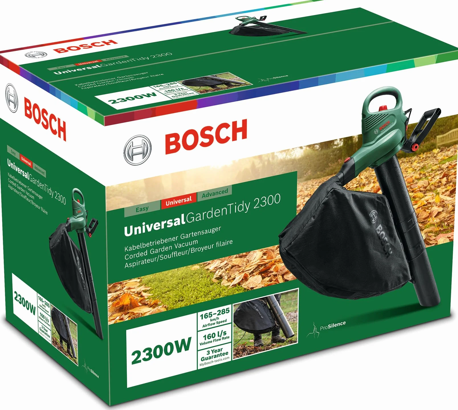 Bosch UniversalGardenTidy 2300 Aspirateur Souffleur Broyeur de Feuilles 2300 W 45 L