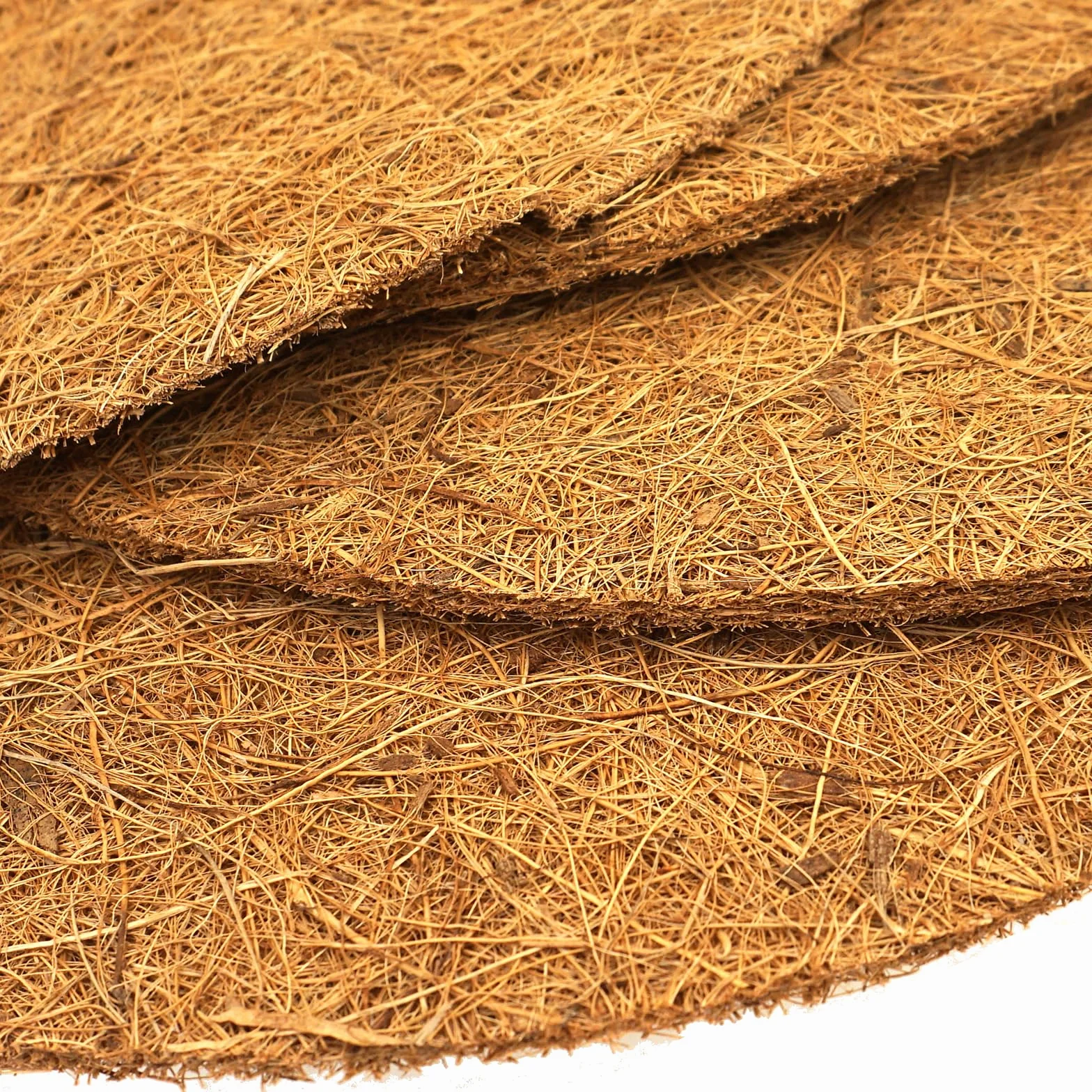 Tapis Protection en Noix de Coco pour Plantes en Pot, 40cm, Lot de 4, Contre Le Gel Hivernale