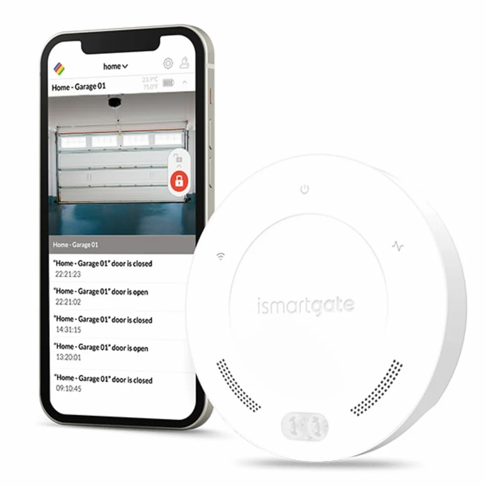 ismartgate Mini Smart Wi-FI Ouvre-Porte Compatible avec Amazon Alexa, Google Home, Samsung SmartThings et iFTTT (Version capteur Filaire)