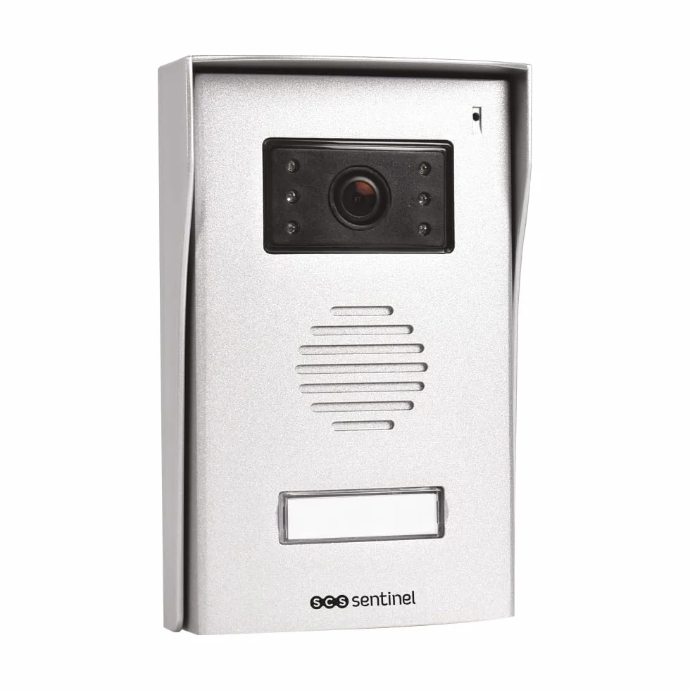SCS Sentinel - PVF0050 - Interphone Vidéo Filaire Prim' VisioFirst 4.3 -Caméra et Audio - Ouverture Portail, Portillon, Gâche Électrique - 1 Platine Extérieure1 Moniteur - Garantie 3 Ans